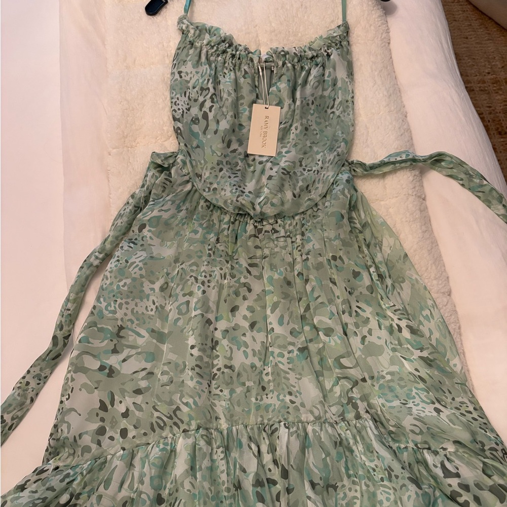 New Ramy Brook Printed Neve Strapless Maxi Dress Julep - Picture 7 of 9